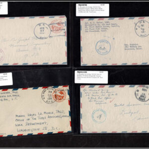 Lot 197 - UNITED STATES - British Solomon Islands:  United States Military mail covers, majority 6c stationery, but many franked. 154 in total - Image 72