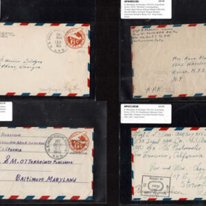 Lot 197 - UNITED STATES - British Solomon Islands:  United States Military mail covers, majority 6c stationery, but many franked. 154 in total - Image 77