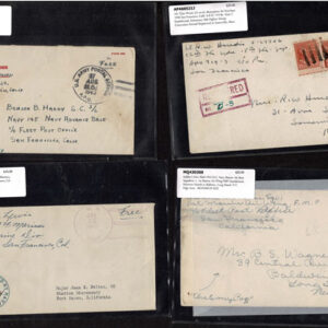 Lot 197 - UNITED STATES - British Solomon Islands:  United States Military mail covers, majority 6c stationery, but many franked. 154 in total - Image 81