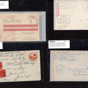 Lot 197 - UNITED STATES - British Solomon Islands:  United States Military mail covers, majority 6c stationery, but many franked. 154 in total - Image 90