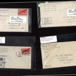 Lot 197 - UNITED STATES - British Solomon Islands:  United States Military mail covers, majority 6c stationery, but many franked. 154 in total - Image 91