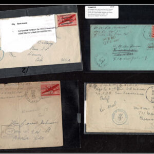 Lot 197 - UNITED STATES - British Solomon Islands:  United States Military mail covers, majority 6c stationery, but many franked. 154 in total - Image 92