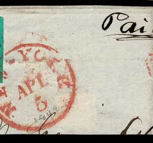 Lot 020 - UNITED STATES: 1847 5c dark brown - Image 1