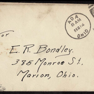 Lot 207 - UNITED STATES: Hand-drawn " Black Man announcing addressee" on Postal Stationery 1926 Liberty Bell, Type I - Image 1
