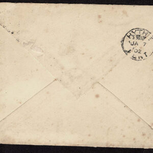 Lot 224 - GREAT BRITAIN: 1902, hand-drawn and colored "hand".  "Here's a hand my hearty friend" - Image 2