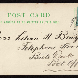 Lot 225 - GREAT BRITAIN: 1903 hand-drawn and water colored :"Lands End" drawing by E.F. dated 5/11/03. - Image 2