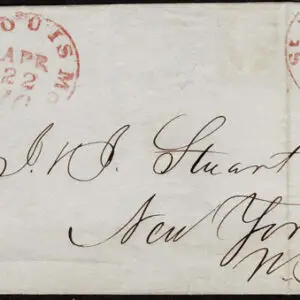 Lot 023 - UNITED STATES : 1847 10c Black - Image 1