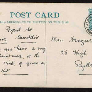 Lot 230 - GREAT BRITAIN: 1904 wonderfully drawn and colored navel scene by K.B.. - Image 2