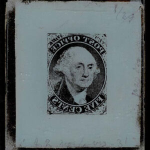 Lot 237 - SPERATI Reproduction: New York, N.Y., 1848 5c negative glass clich? - Image 1