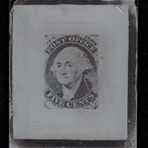 Lot 237 - SPERATI Reproduction: New York, N.Y., 1848 5c negative glass clich? - Image 2