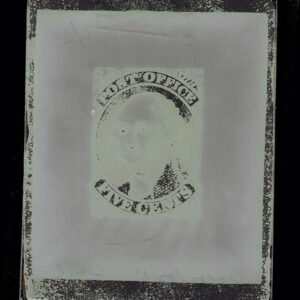 Lot 238 - SPERATI Reproduction: 1845 reversed glass clich? in orange-vermilion - Image 2