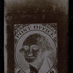 Lot 239 - SPERATI Reproduction: 1845 5c, negative glass clich? - Image 1