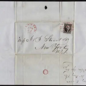 Lot 023 - UNITED STATES : 1847 10c Black - Image 3