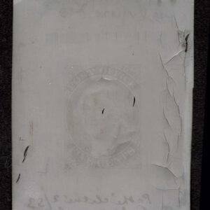 Lot 240 - SPERATI Reproduction: 1845 5c,reversed clich?  on celluloid in black - Image 2
