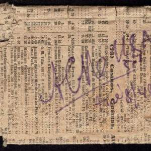 Lot 243 - SPERATI Reproduction: "ACM" Initials in red - Image 2