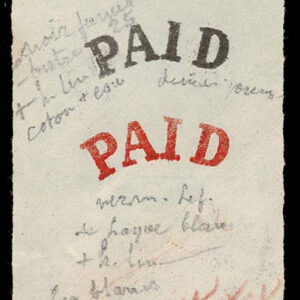 Lot 245 - SPERATI Reproduction: Cancellation, "PAID": curved arc - Image 1