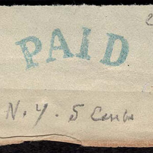 Lot 245 - SPERATI Reproduction: Cancellation, "PAID": curved arc - Image 2