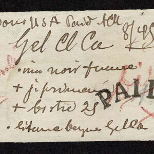 Lot 246 - SPERATI Reproduction: Cancellation, "PAID: curved arc  in black on paper - Image 2