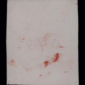 Lot 247 - SPERATI Reproduction: Cancellation, Reversed "PAID": curved arc  in black and red on celluloid - Image 3