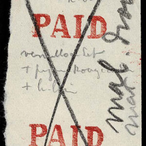 Lot 249 - SPERATI Reproduction: Cancellation, Straight-Lined "PAID" double red straight-line impression - Image 1