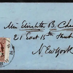 Lot 025 - UNITED STATES: 1857 - 1861; 3c claret - Image 1