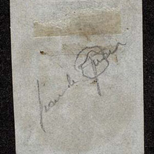 Lot 252 - SPERATI Reproduction: 1847 10c black grid cancel - Image 2