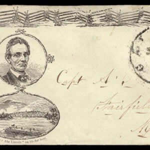 Lot 253 - UNITED STATES: 1861 rare Campaign Cover, the 3c has been added to the cover - Image 1