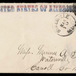 Lot 256 - UNITED STATES: Forgery; 1869 3c "used on patriotic cover" - Image 1