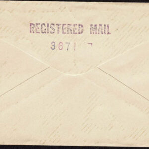 Lot 258 - UNITED STATES: Forgery; Four different genuine Bank Note stamps "tied" on 1c entire by delicate butterfly cancels - Image 2