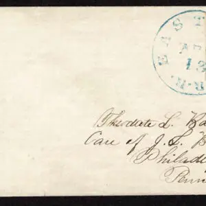 Lot 026 - UNITED STATES: 1853-55, 3c brownish claret position 49R6 - Image 1