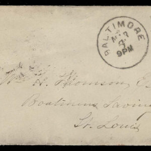 Lot 264 - UNITED STATES: Classic Fancy Cancels Forgeries; 22 covers and 2 stamps - Image 1