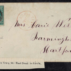 Lot 264 - UNITED STATES: Classic Fancy Cancels Forgeries; 22 covers and 2 stamps - Image 10