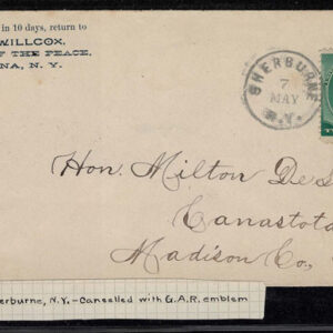 Lot 264 - UNITED STATES: Classic Fancy Cancels Forgeries; 22 covers and 2 stamps - Image 18