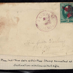 Lot 264 - UNITED STATES: Classic Fancy Cancels Forgeries; 22 covers and 2 stamps - Image 30