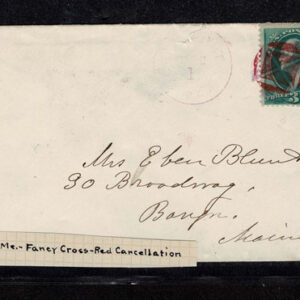Lot 264 - UNITED STATES: Classic Fancy Cancels Forgeries; 22 covers and 2 stamps - Image 31