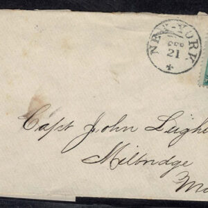 Lot 264 - UNITED STATES: Classic Fancy Cancels Forgeries; 22 covers and 2 stamps - Image 33