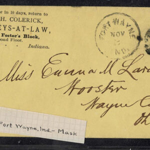 Lot 264 - UNITED STATES: Classic Fancy Cancels Forgeries; 22 covers and 2 stamps - Image 43