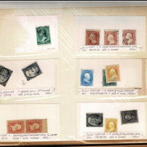 Lot 265 - UNITED STATES FORGERIES & FANTASIES: 19th Century approximately 975  "stamps" - Image 17