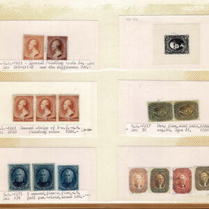 Lot 265 - UNITED STATES FORGERIES & FANTASIES: 19th Century approximately 975  "stamps" - Image 37