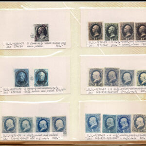 Lot 265 - UNITED STATES FORGERIES & FANTASIES: 19th Century approximately 975  "stamps" - Image 51