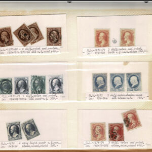 Lot 265 - UNITED STATES FORGERIES & FANTASIES: 19th Century approximately 975  "stamps" - Image 57