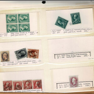 Lot 265 - UNITED STATES FORGERIES & FANTASIES: 19th Century approximately 975  "stamps" - Image 62