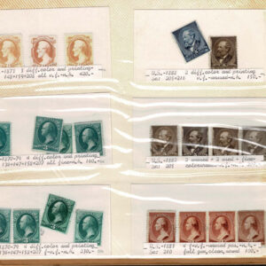 Lot 265 - UNITED STATES FORGERIES & FANTASIES: 19th Century approximately 975  "stamps" - Image 64
