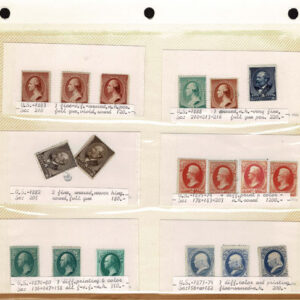 Lot 265 - UNITED STATES FORGERIES & FANTASIES: 19th Century approximately 975  "stamps" - Image 68