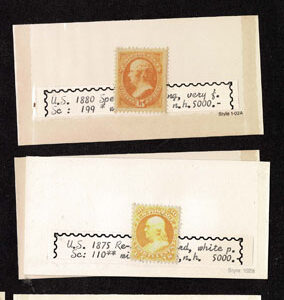 Lot 265 - UNITED STATES FORGERIES & FANTASIES: 19th Century approximately 975  "stamps" - Image 77
