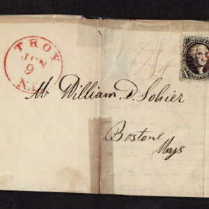 Lot 266 - UNITED STATES: 1847 Issue; 11 Covers; 5c (9), 10c (2) - Image 16