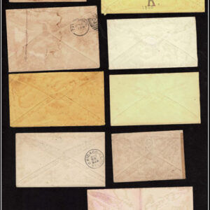 Lot 268 - UNITED STATES: 1850's 3c reds plus others - Image 2