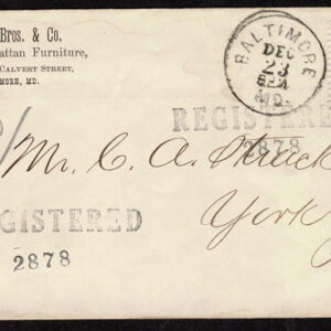 Lot 269 - UNITED STATES: Early Perforated Issues to 90c, 33 Covers - Image 12