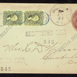 Lot 269 - UNITED STATES: Early Perforated Issues to 90c, 33 Covers - Image 23