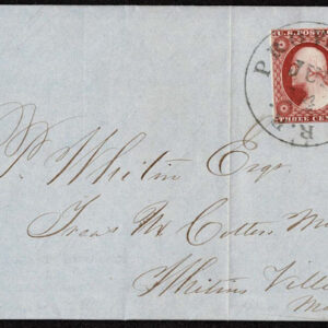 Lot 027 - UNITED STATES: 1851 3c brownish carmine - Image 1
